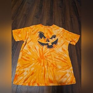 Boys Wonder Nation Tie Dye Halloween Shirt Husky L (10-12)